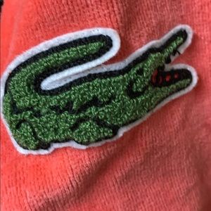 Lacoste robe. One size fits all